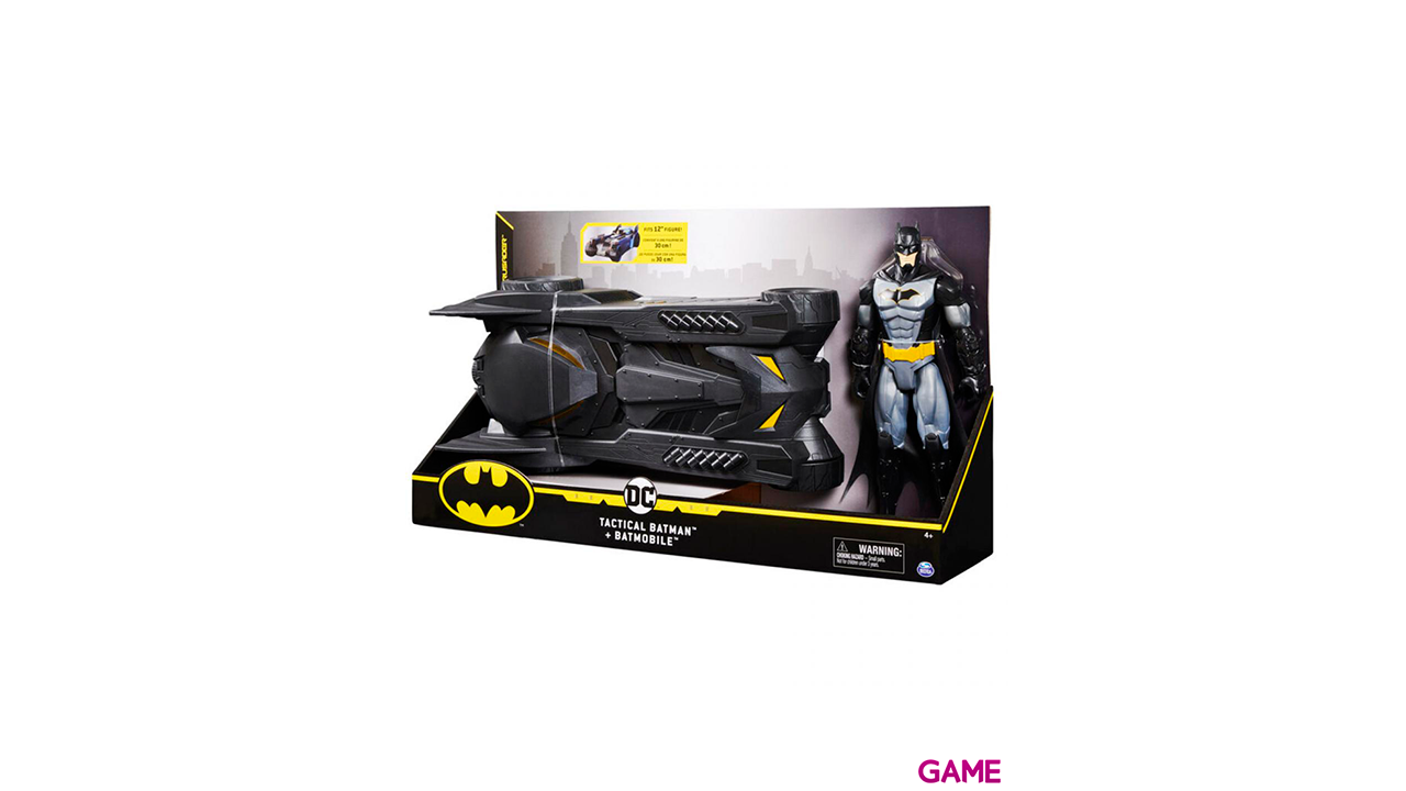 Set Figura Batman + Batmobil DC Comics 30cm-0