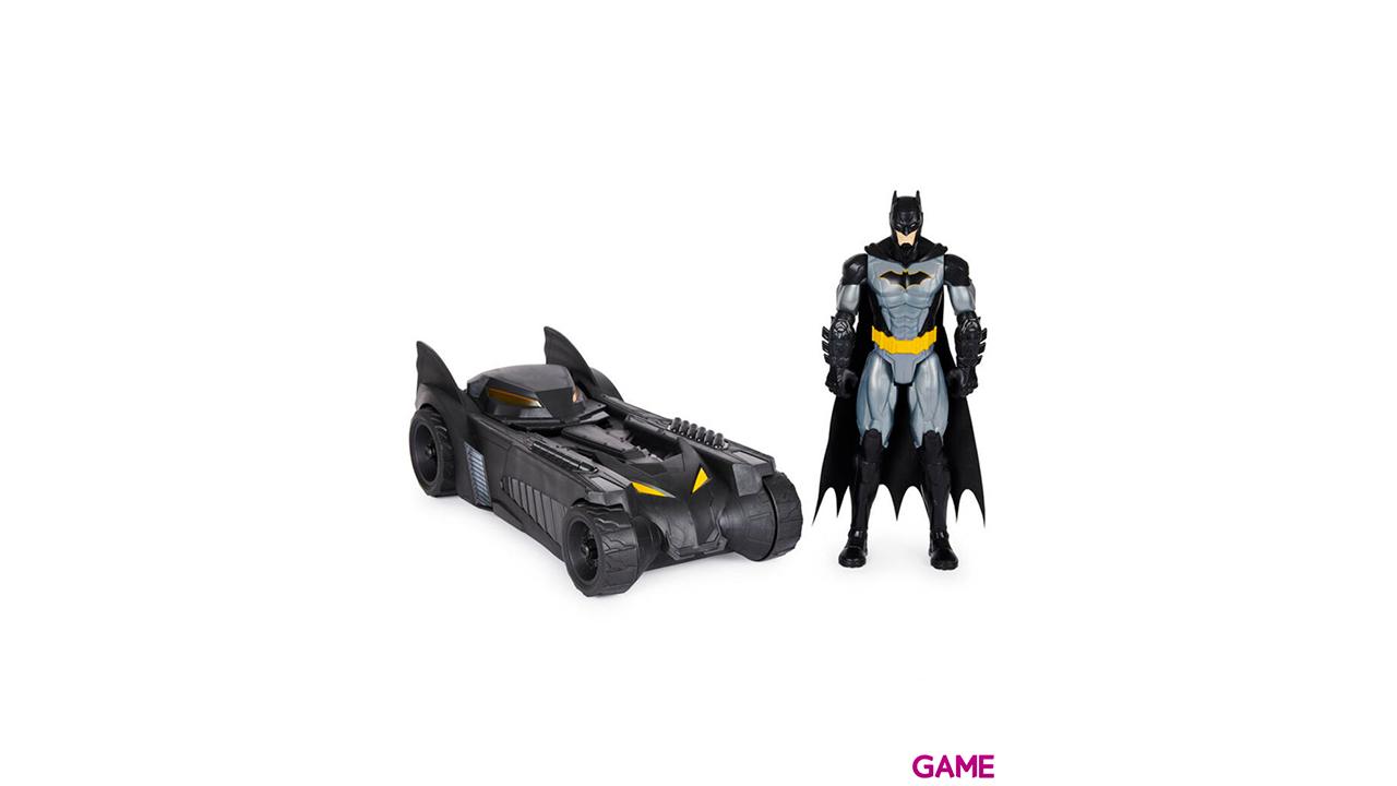 Set Figura Batman + Batmobil DC Comics 30cm-1
