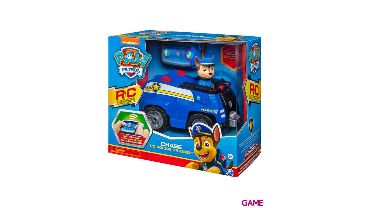 Vehiculo Radio Control Chase Patrulla Canina Paw Patrol-0