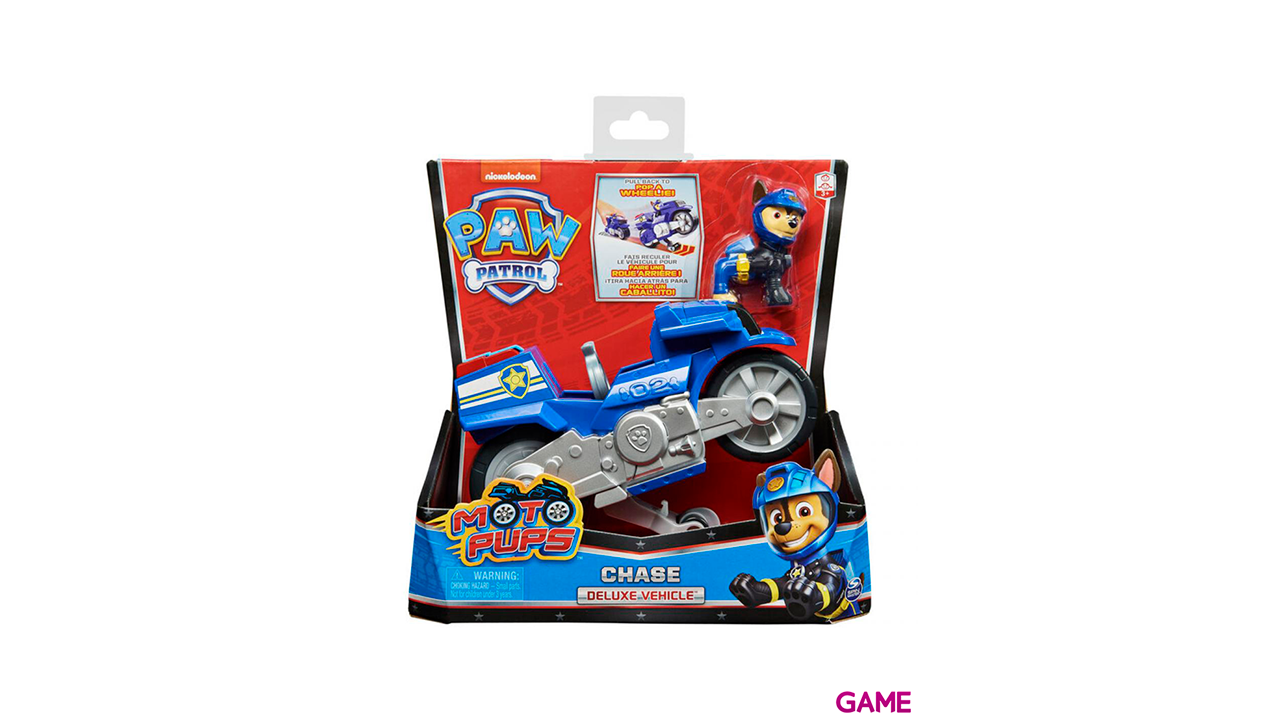 Vehiculo Chase Moto Pups Patrulla Canina Paw Patrol-0