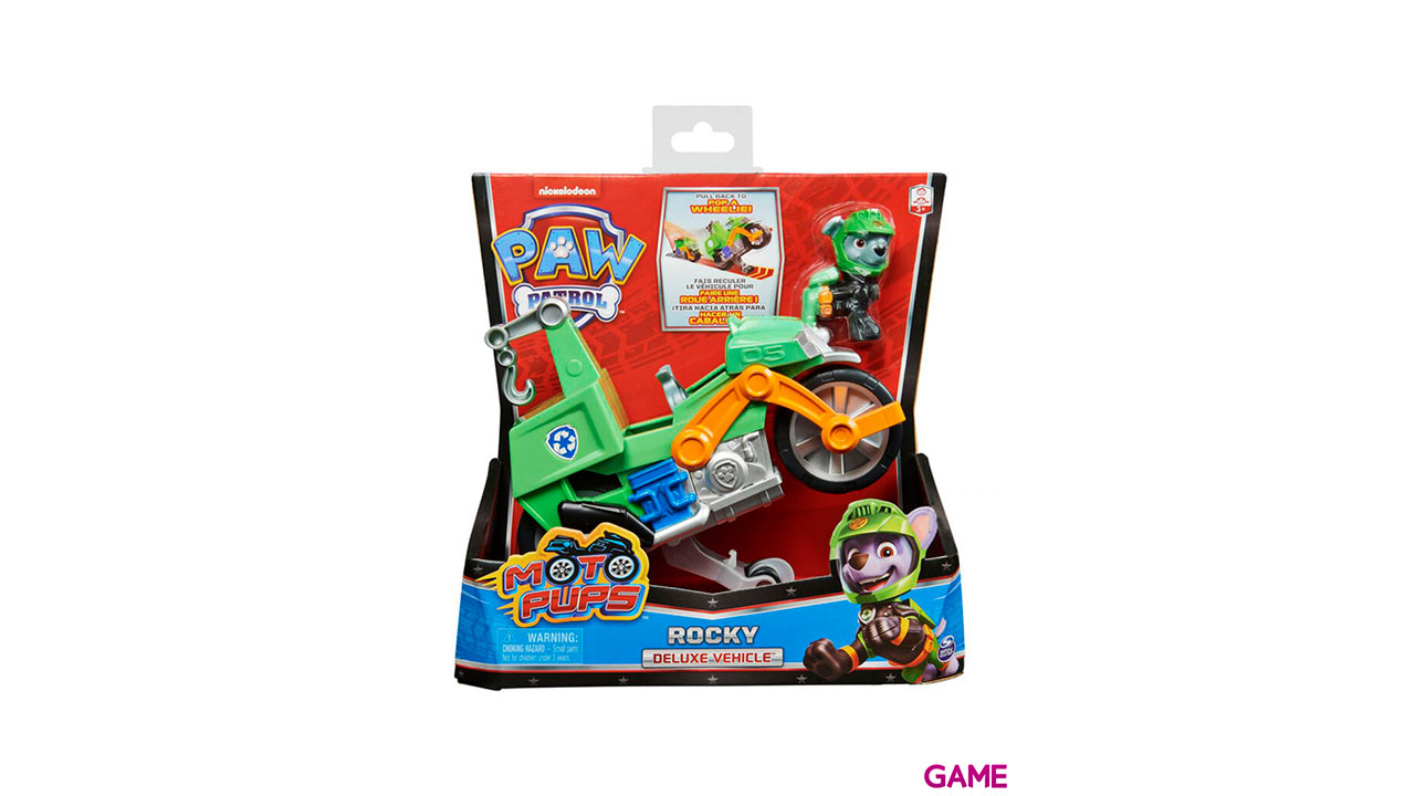 Vehiculo Moto Pups Rocky Patrulla Canina Paw Patrol-0