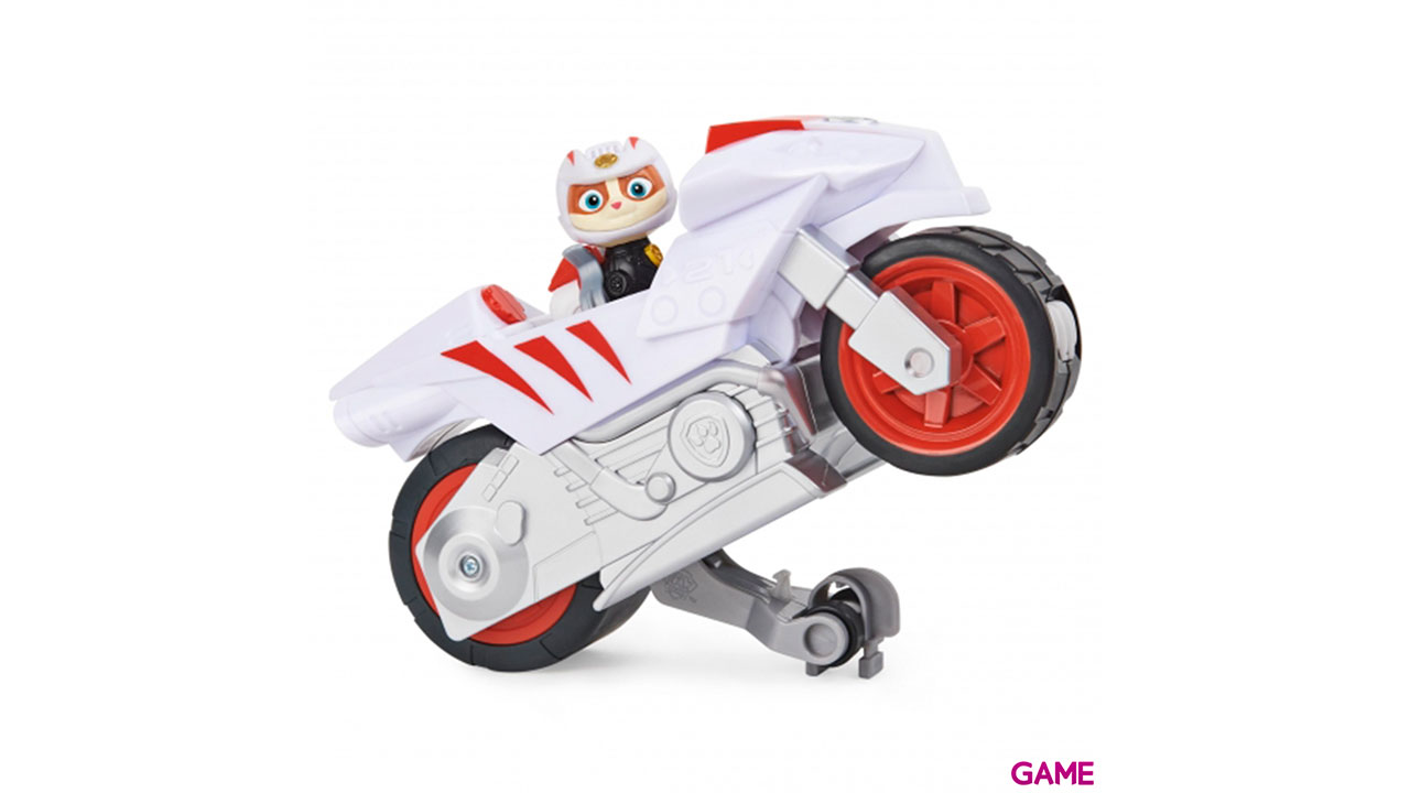 PAW Patrol , motocicleta de fricción Deluxe Moto Pups de Wildcat con función de caballito y figura-3