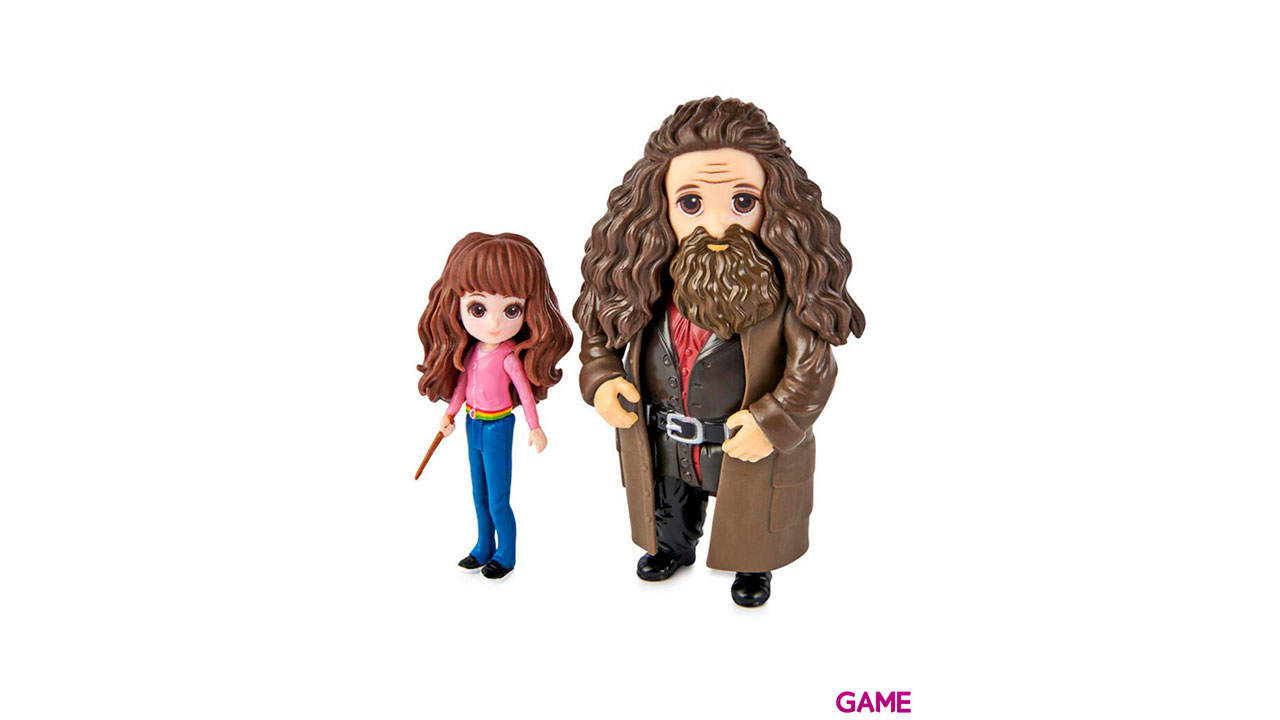 Blister figuras Hermione and Hagrid Harry Potter Wizarding World-4
