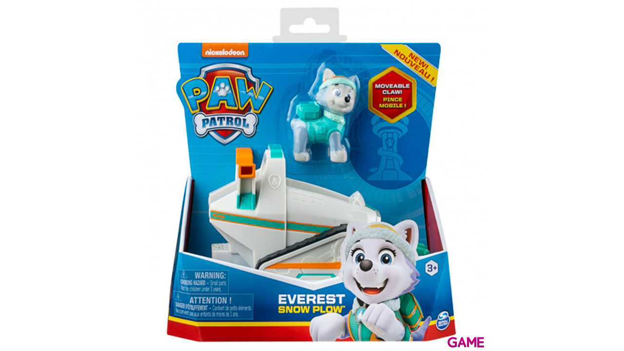 PAW Patrol , vehículo quitanieves de Everest con figura coleccionable, para niños a partir de 3 años-0