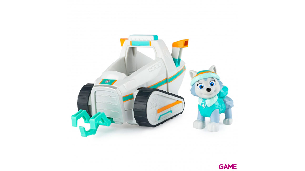 PAW Patrol , vehículo quitanieves de Everest con figura coleccionable, para niños a partir de 3 años-1