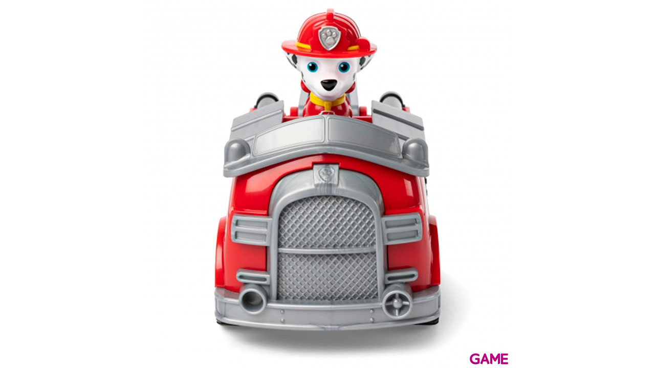 PAW Patrol , camión de bomberos de Marshall con figura coleccionable, para niños a partir de 3 años-3