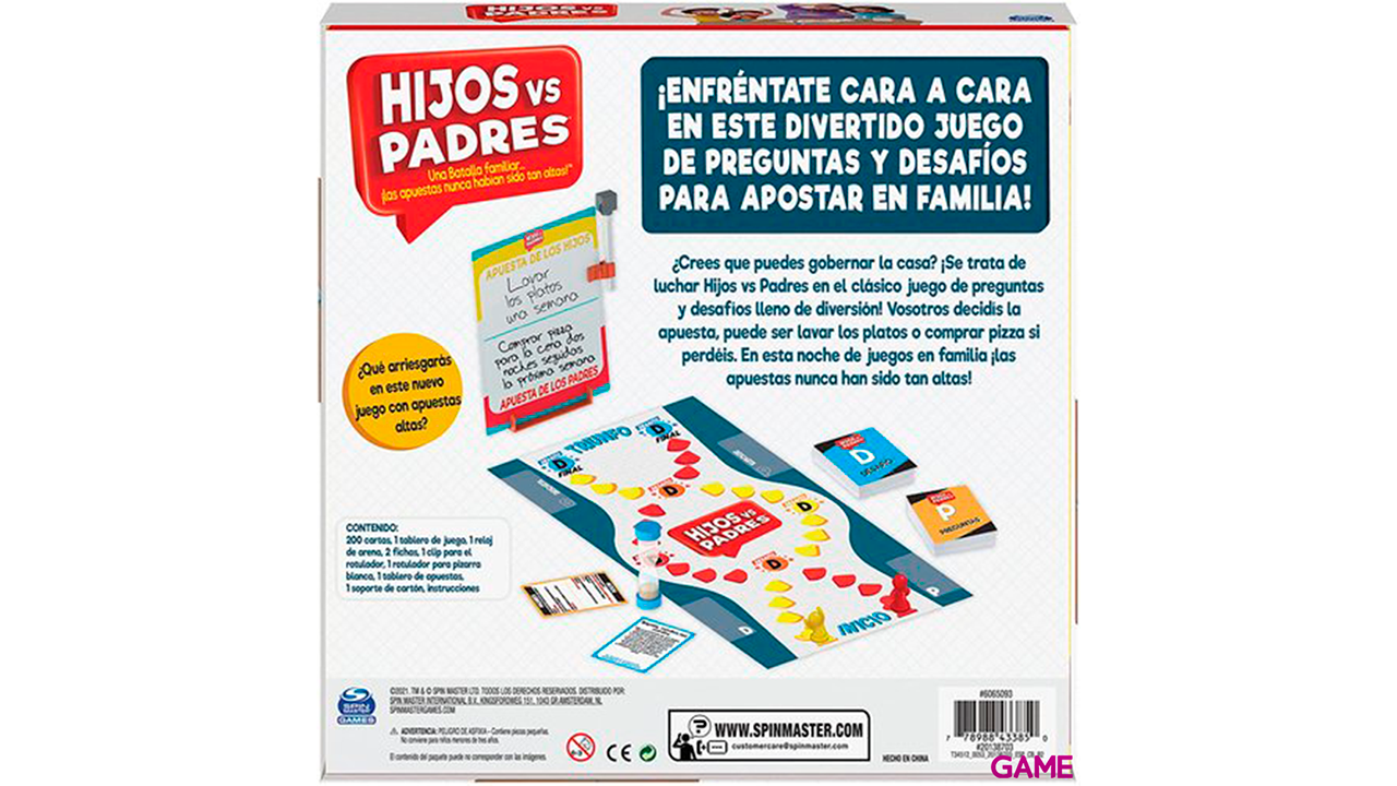 Juego de Mesa Hijos contra padres español-4