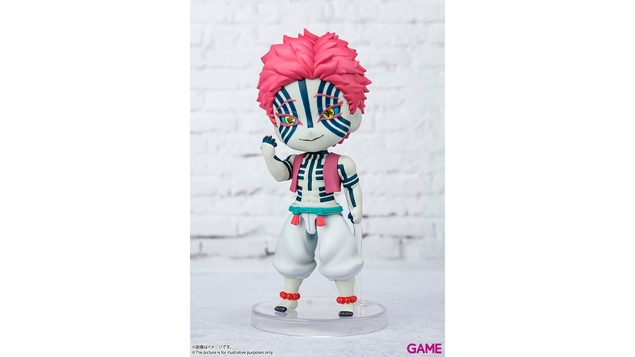 Figura Mini Figuarts Akaza Demon Slayer Kimetsu No Yaiba 10cm-4
