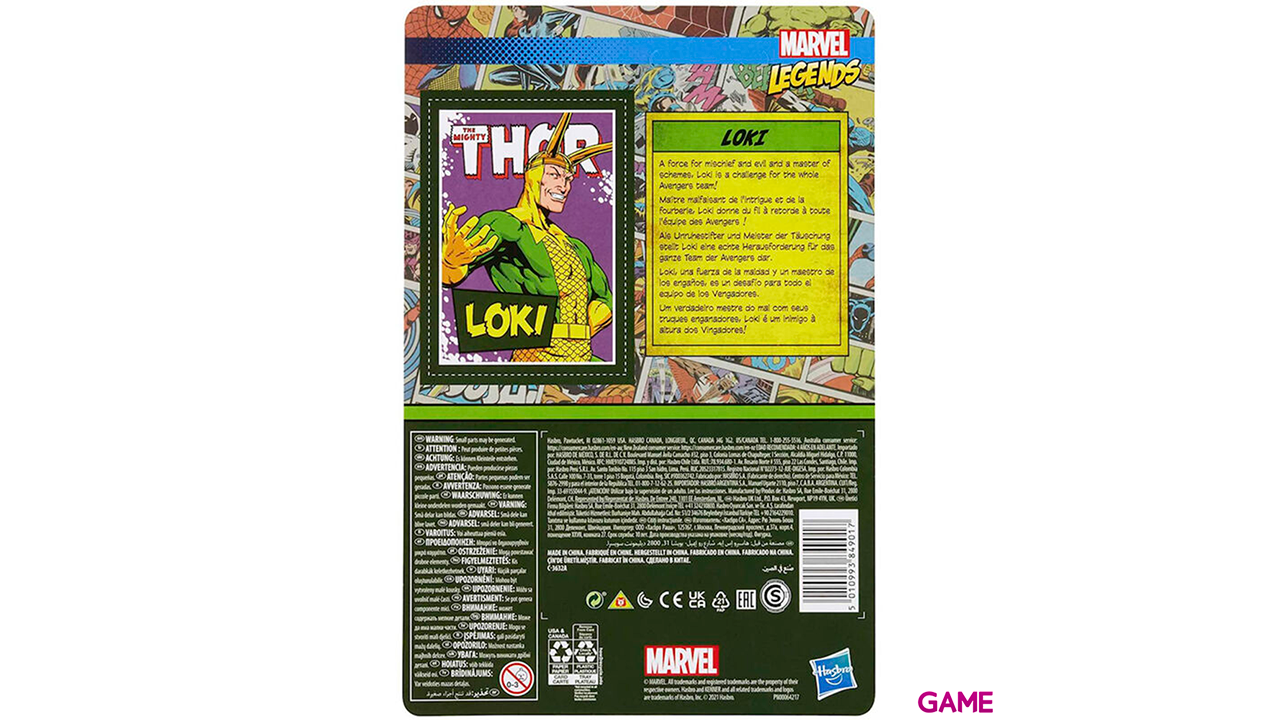 Figura Loki The Mighty Thor Marvel Legends 9cm-2
