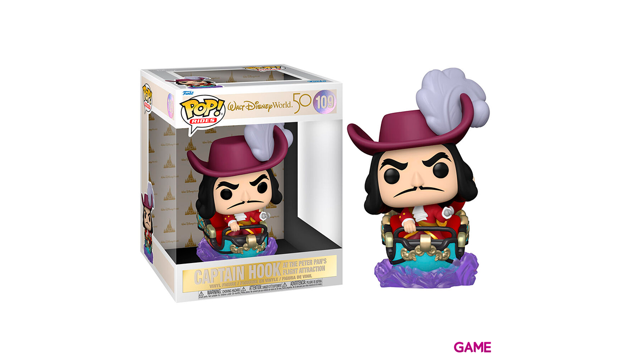 Figura POP Disney World 50th Anniversary Capitan Garfio-0