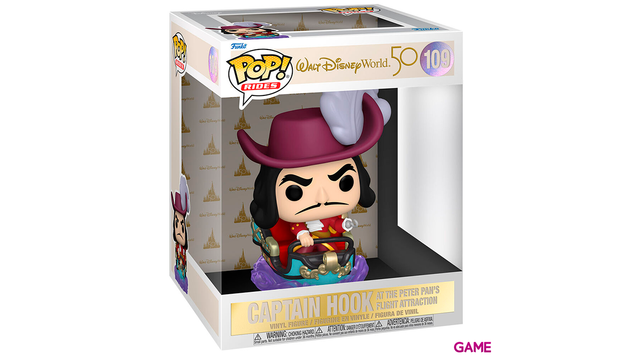 Figura POP Disney World 50th Anniversary Capitan Garfio-1