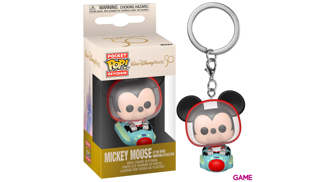Llavero Pocket POP Disney World 50th Anniversary Mickey Space-2