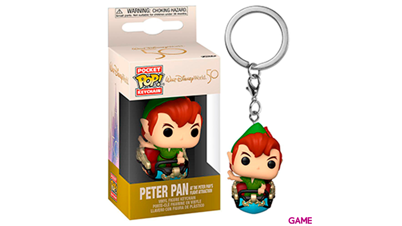 Llavero Pocket POP Disney World 50th Anniversary Peter Pan-0