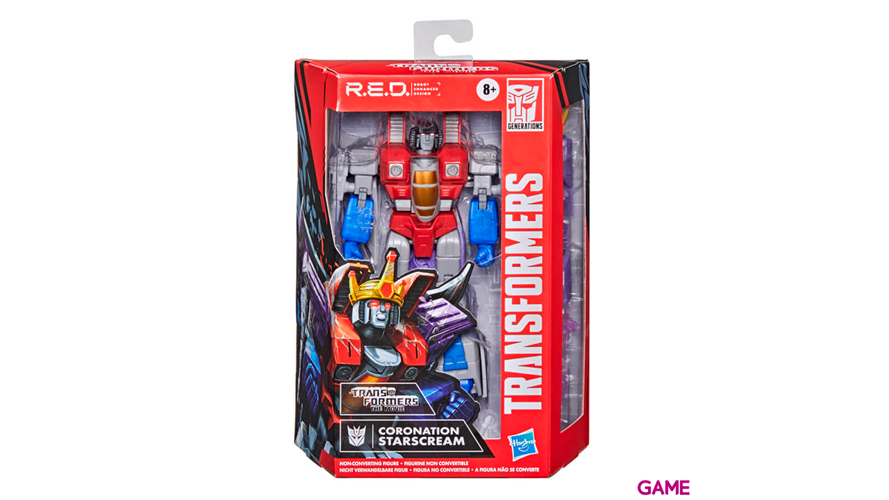 Figura Coronation Starscream RED Generations Transfomers 15cm-0