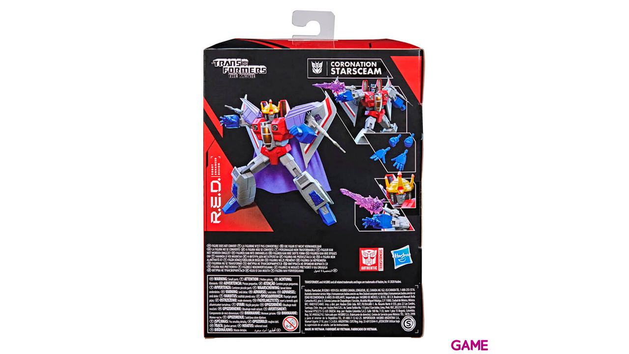 Figura Coronation Starscream RED Generations Transfomers 15cm-5