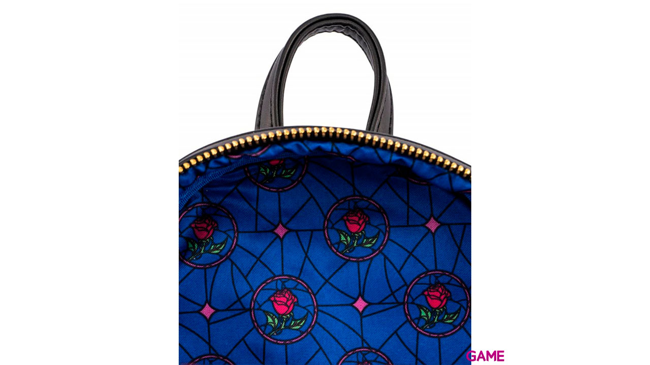 LoungeFly Castillo La Bella y La Bestia Disney 26cm - Mochila-2