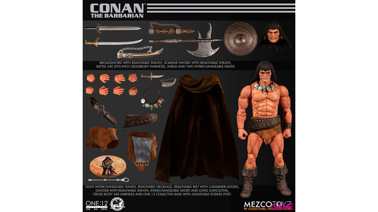 Figura articulada Conan El Barbaro 17cm-4
