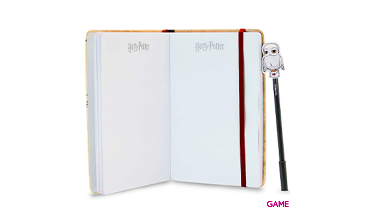 Set diario boligrafo Hedwig Harry Potter-0
