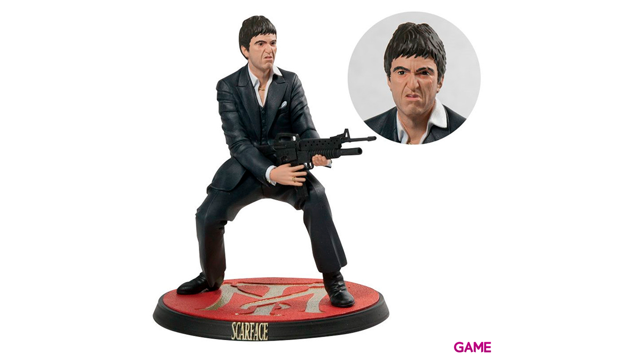 Figura Diorama Tony Montana Scarface 18cm-0