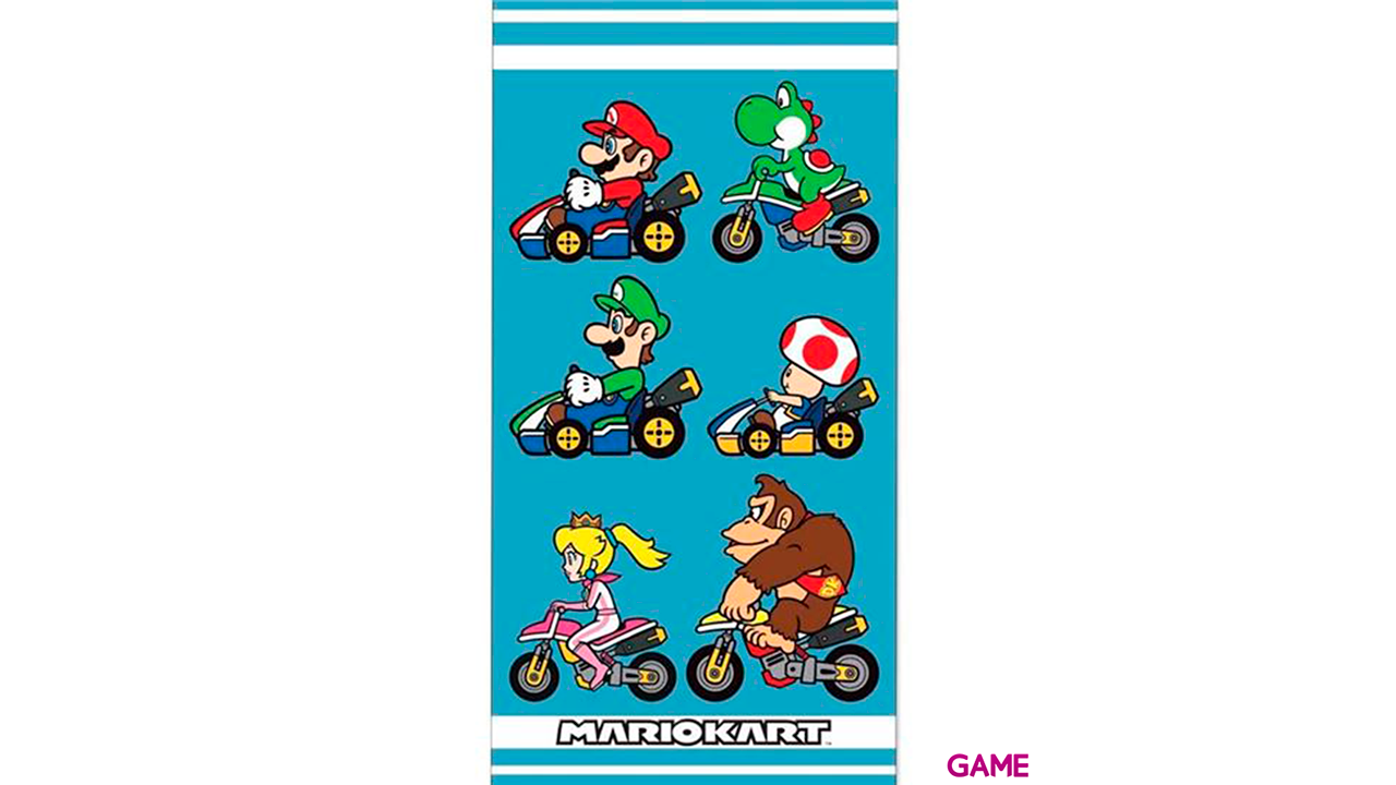 Toalla Mario Kart: Nintendo Mario Kart 70x140cm-0
