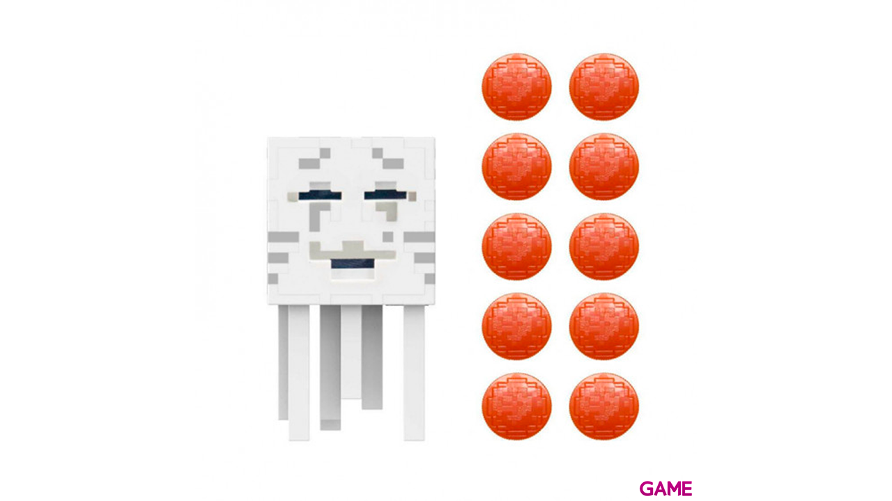 Figura Minecraft: Ghast Con Bola de Fuego-0