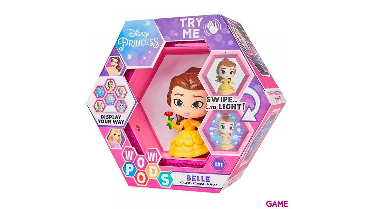 Figura led WOW POD Bella Princesas Disney-0