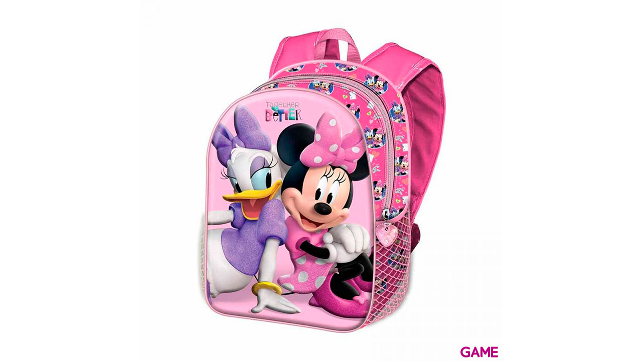 Mochila 3D Sisters Minnie Daisy Disney 31cm-0