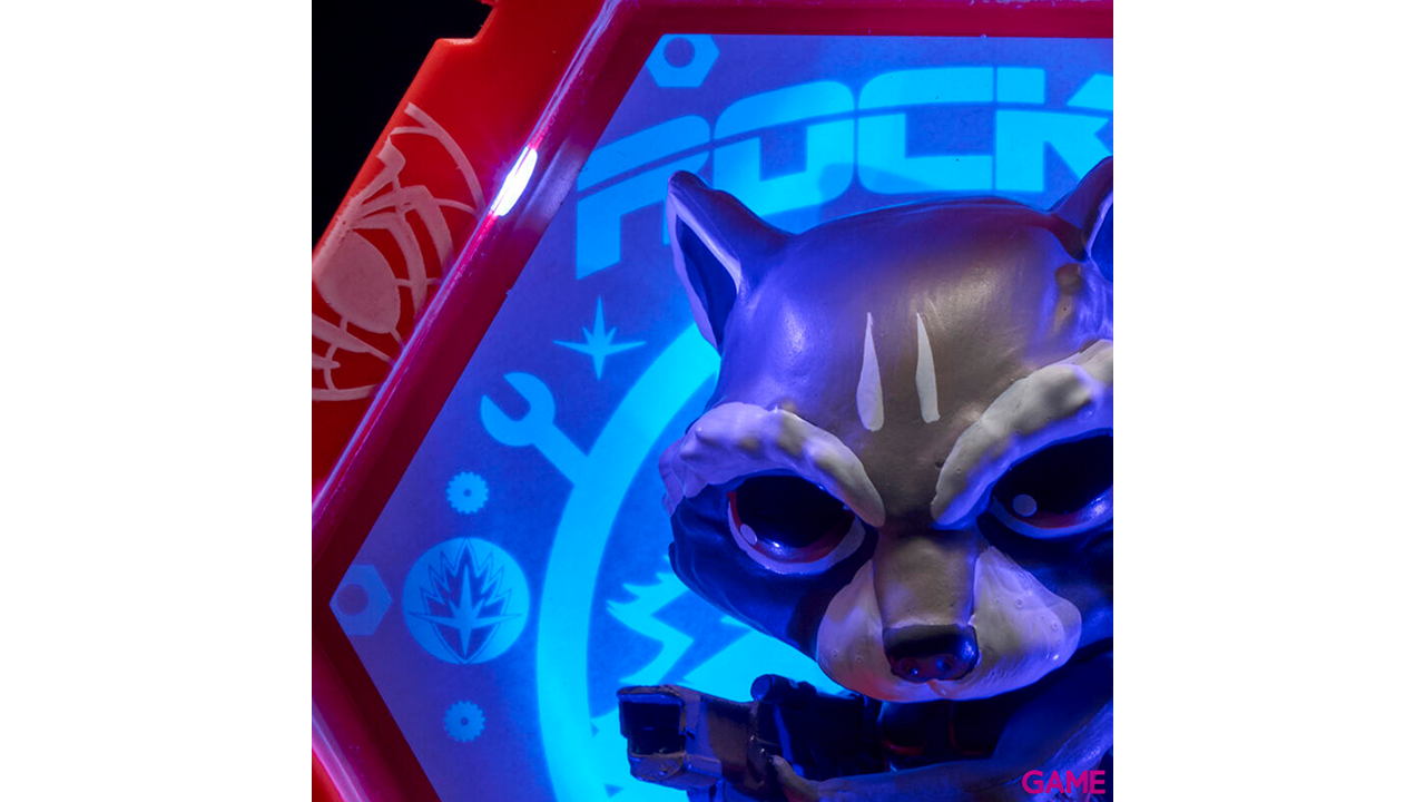 Figura led WOW POD Rocket Raccoon Marvel-3