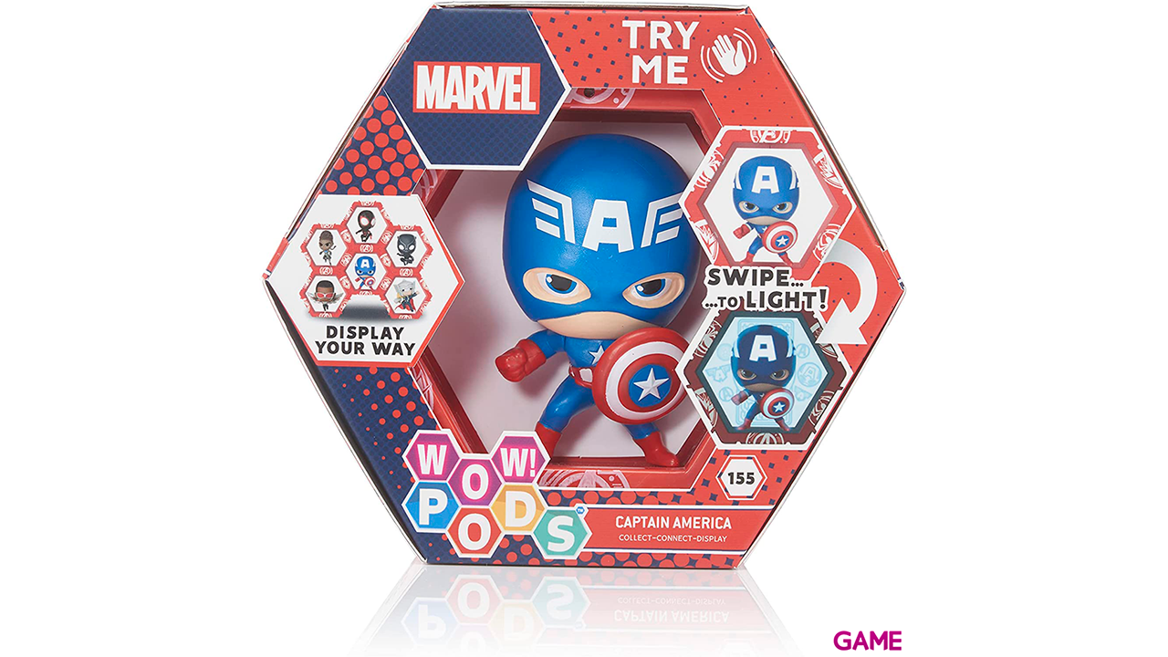 Figura led WOW POD Capitan America Marvel-2