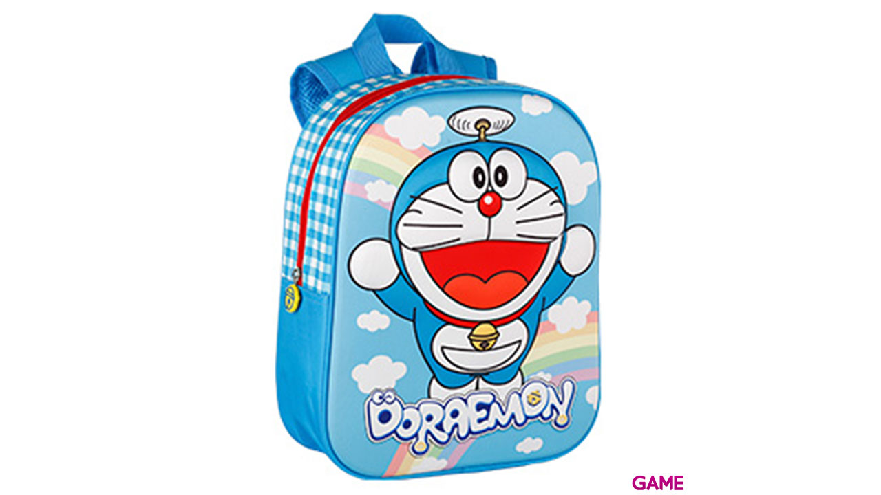 Mochila 3D Doraemon 32cm-0