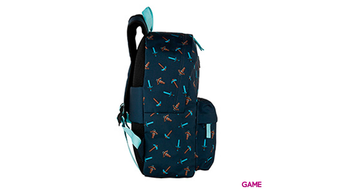 Mochila Pica Pica Minecraft 41cm-1