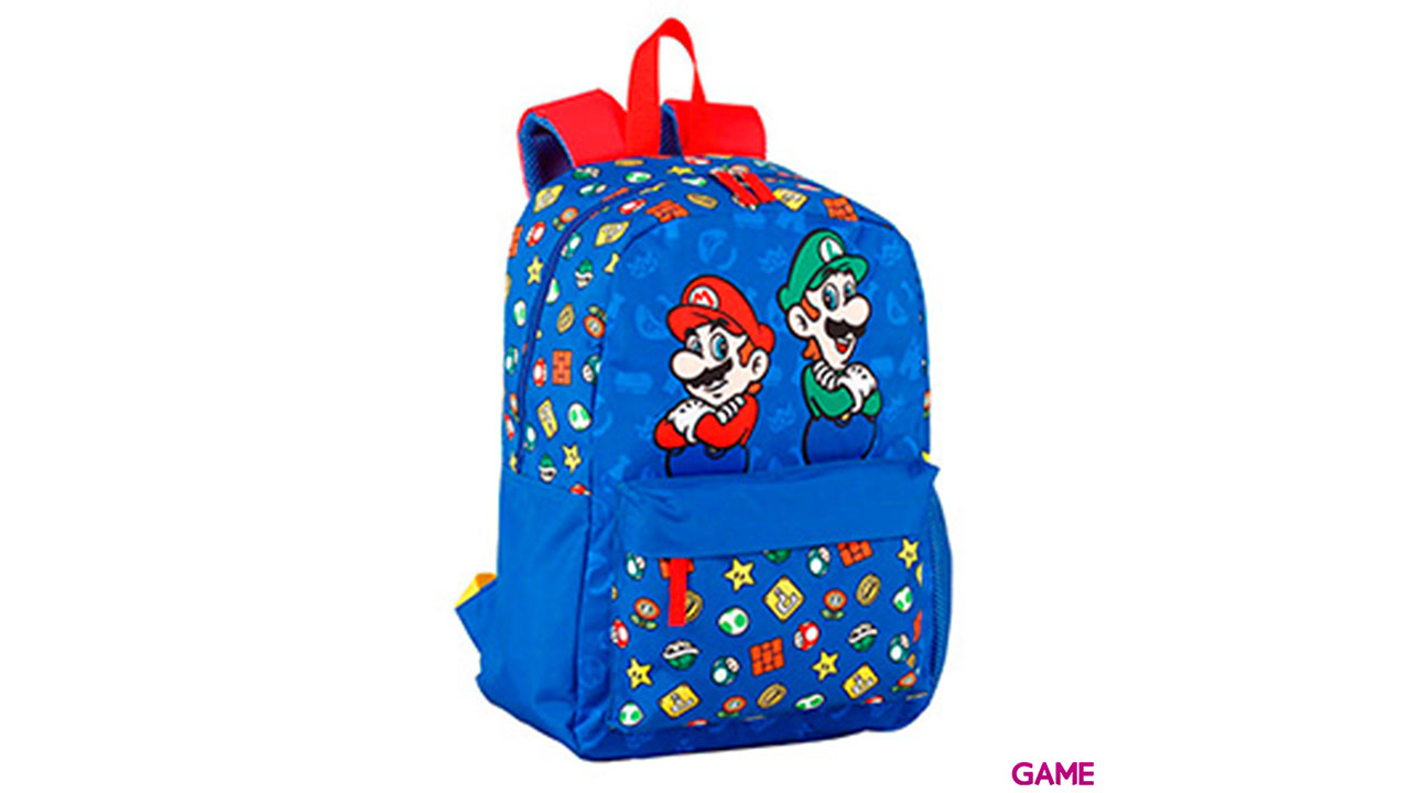 Mochila Mario y Luigi Super Mario Bros 40cm-0