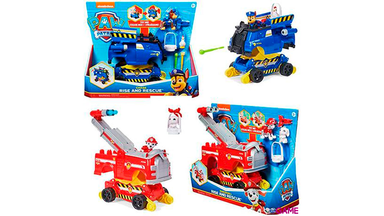 Vehículo Proyectiles Rescate Patrulla Canina Paw Patrol surtido-0
