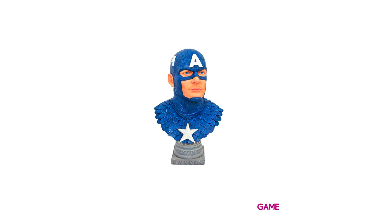 Busto resina Capitan America Legends in 3D Marvel Comics 25cm-0
