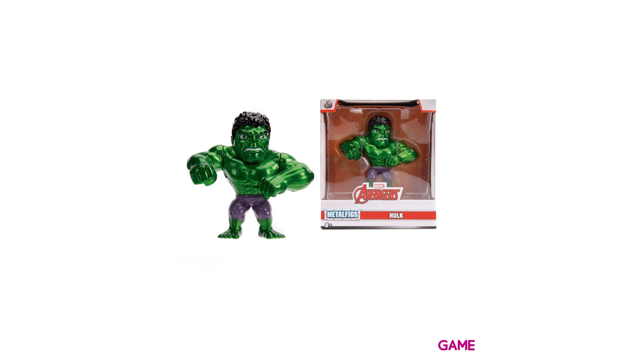Figura metalfigs Hulk Vengadores Avengers Marvel 10 cm-0