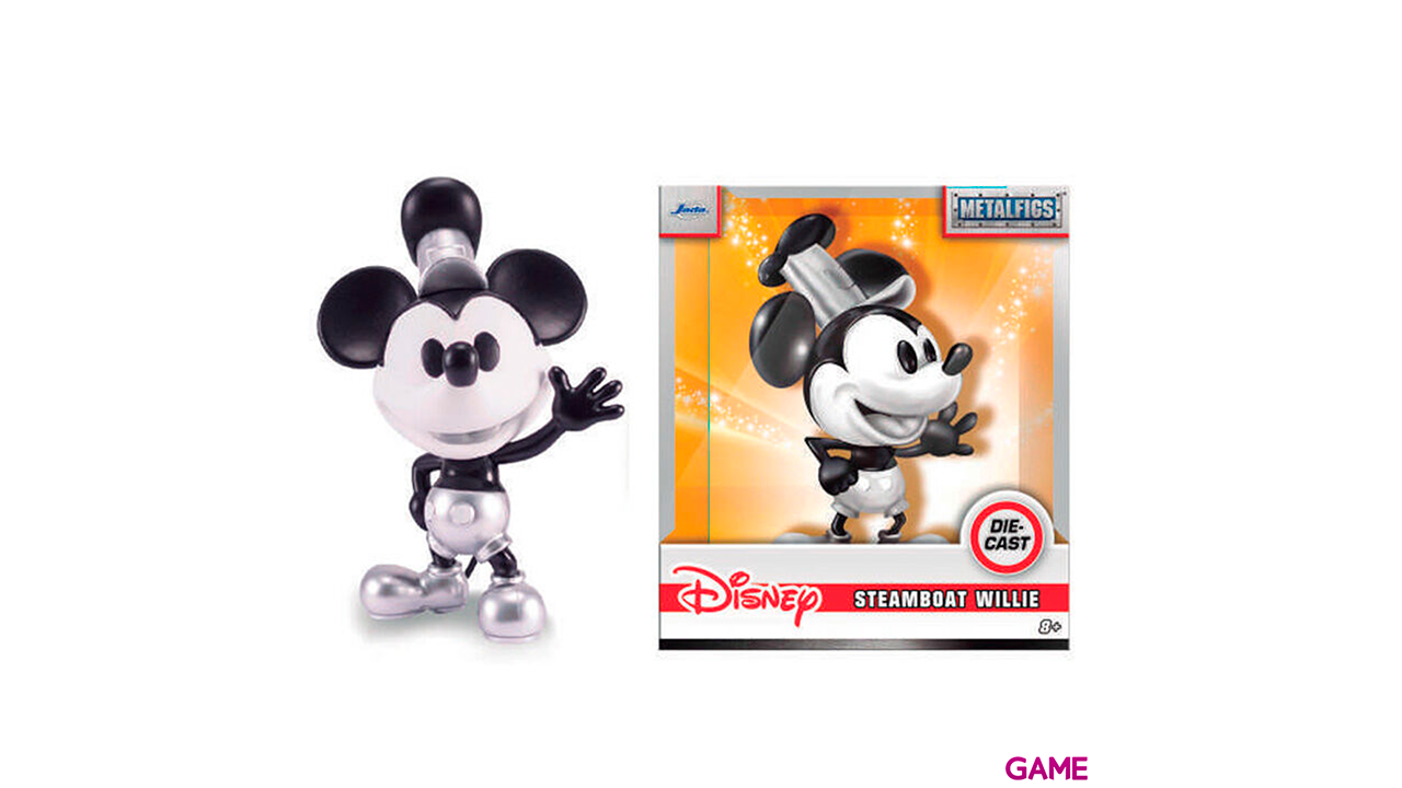 Figura metalfigs Steamboat Willie Mickey Disney 10cm-0