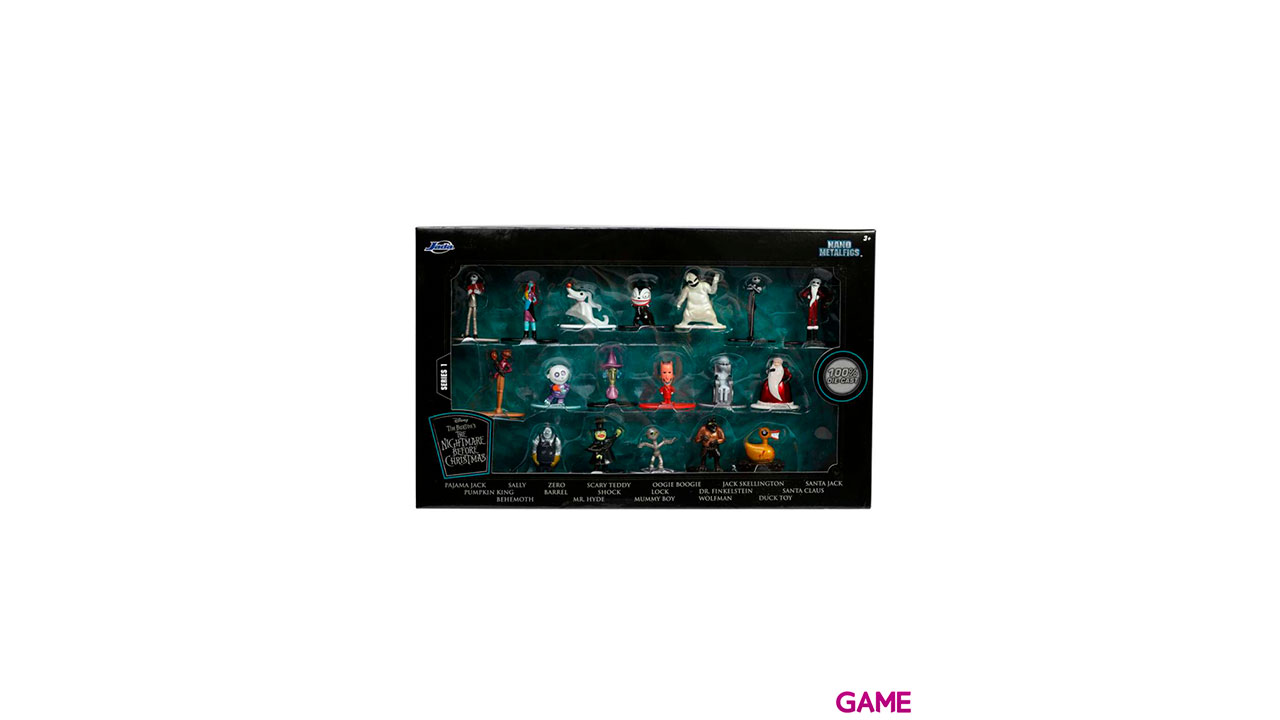 Pack de 18 figuras metalicas Pesadilla antes de Navidad de 4cm-2