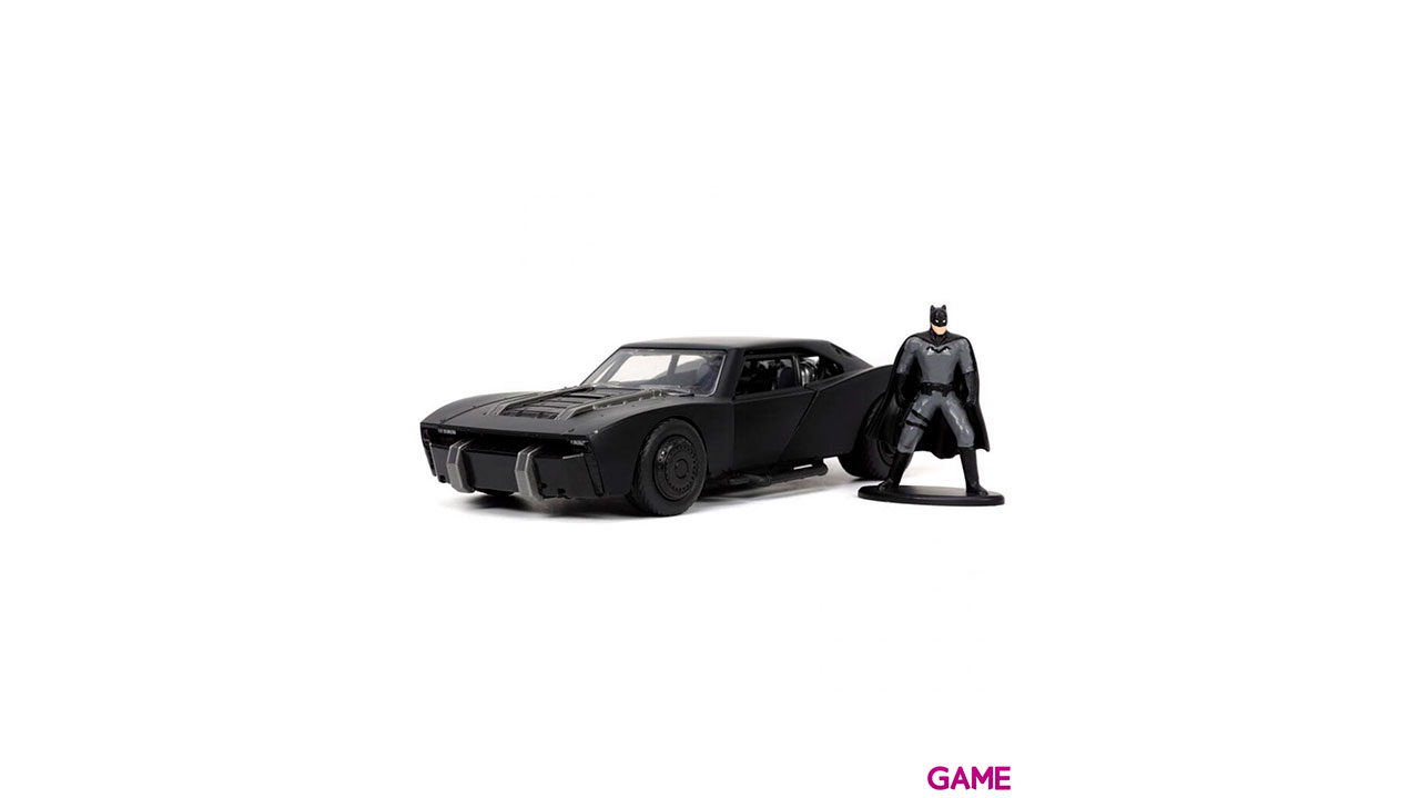 Set figura Batman coche Batmovil metal The Batman DC Comics-1