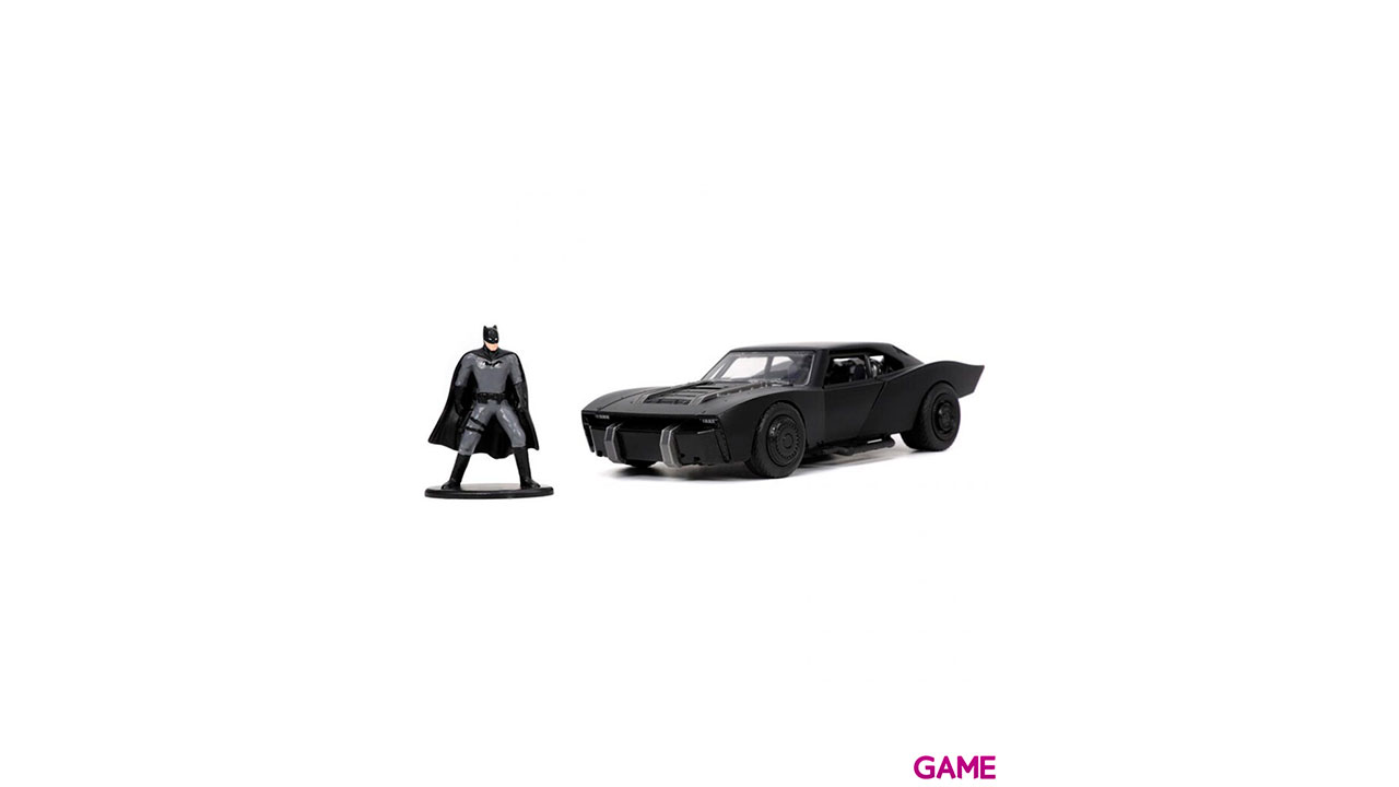 Set figura Batman coche Batmovil metal The Batman DC Comics-2