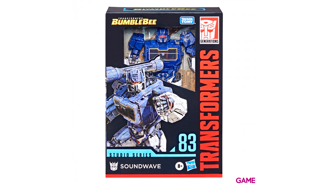Figura Soundwave 2022 Studio Series Voyager Class Bumblebee Transfomers 17cm-0