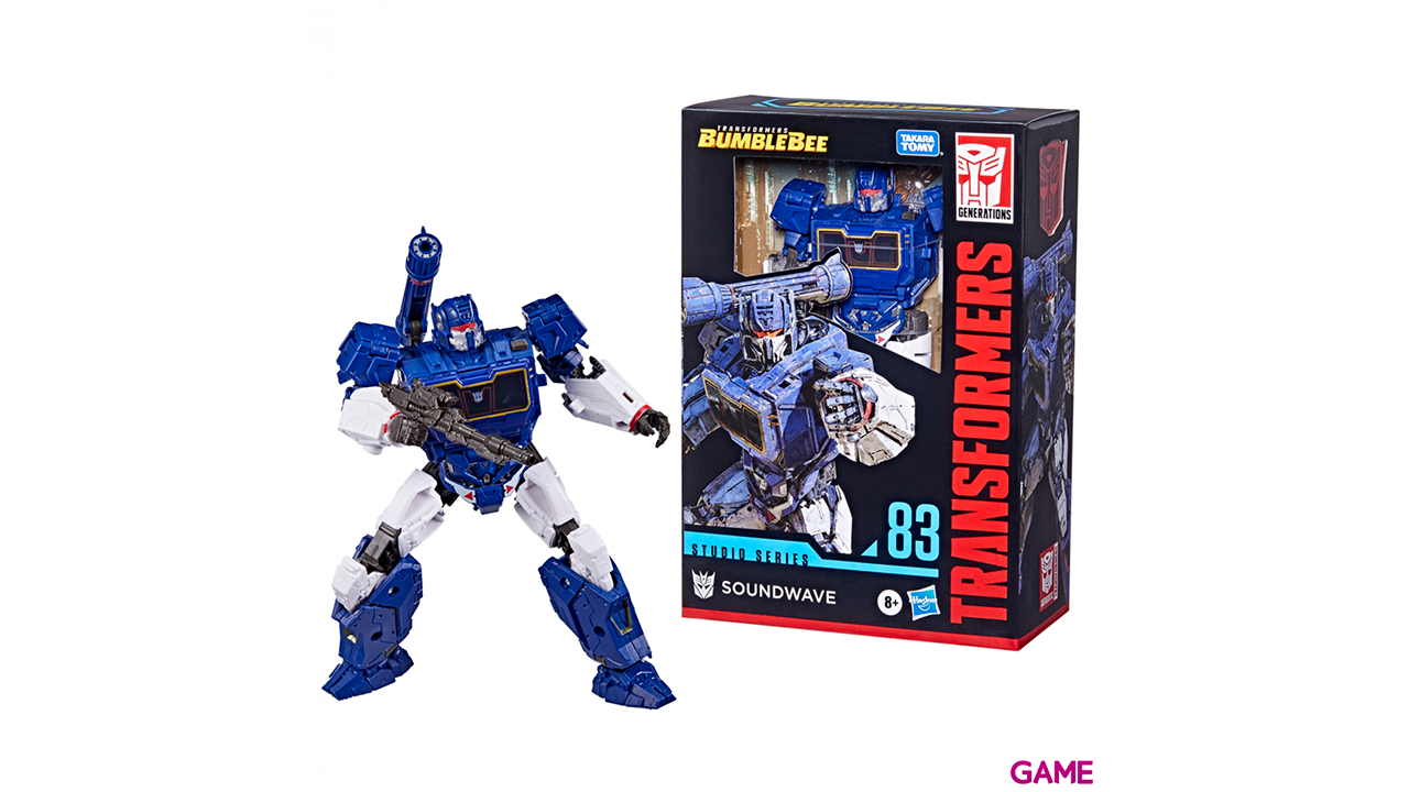 Figura Soundwave 2022 Studio Series Voyager Class Bumblebee Transfomers 17cm-1