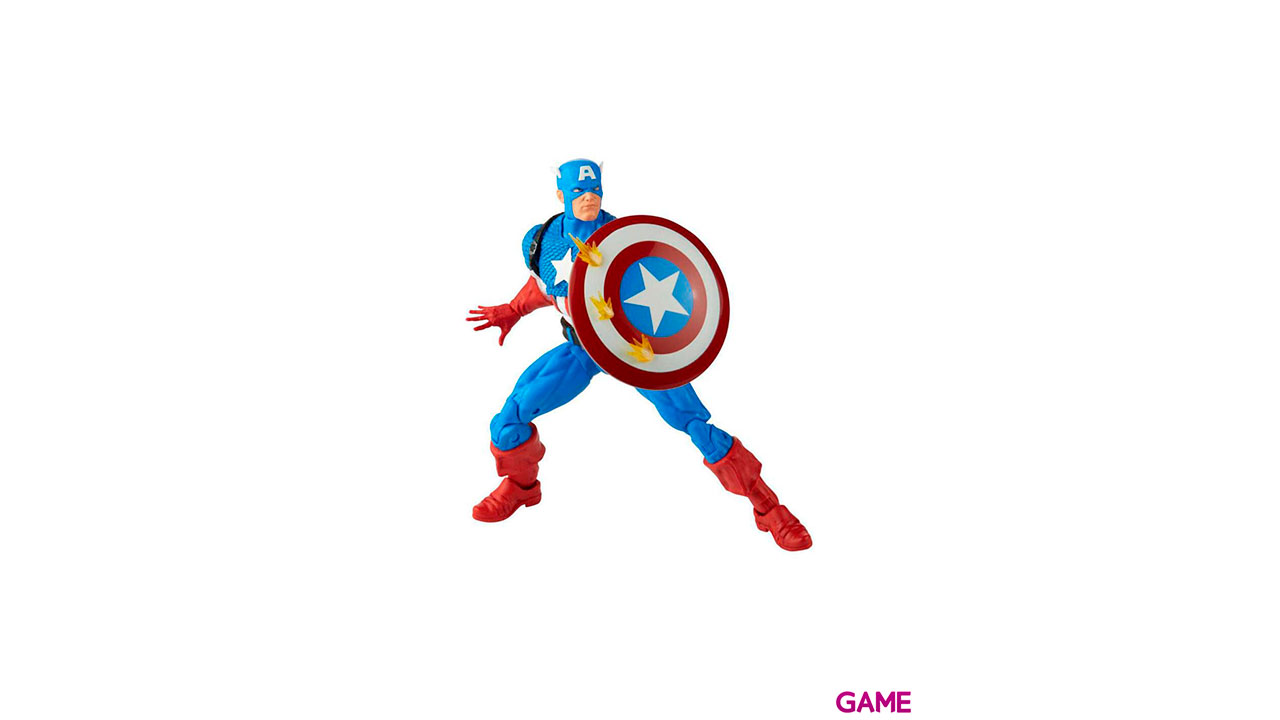 Figura Capitan America 20 Aniversario Marvel Legends 15cm-1
