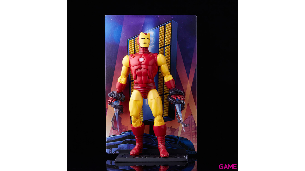 Figura Iron Man 20 Aniversario Marvel Legends 15cm-4