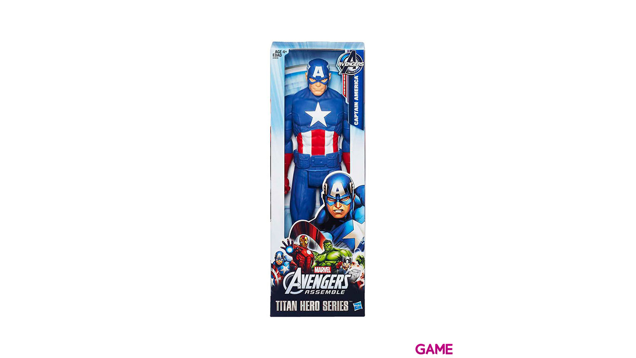 Figura Titan Capitan America Vengadores Avengers Marvel 30cm-1