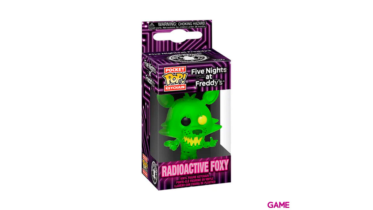 Llavero Pocket POP Five Nights at Freddys Radioactive Foxy-1