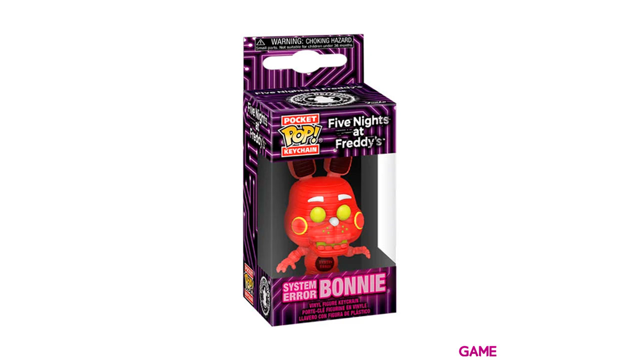 Llavero Pocket POP Five Nights at Freddys System Error bonnie-1