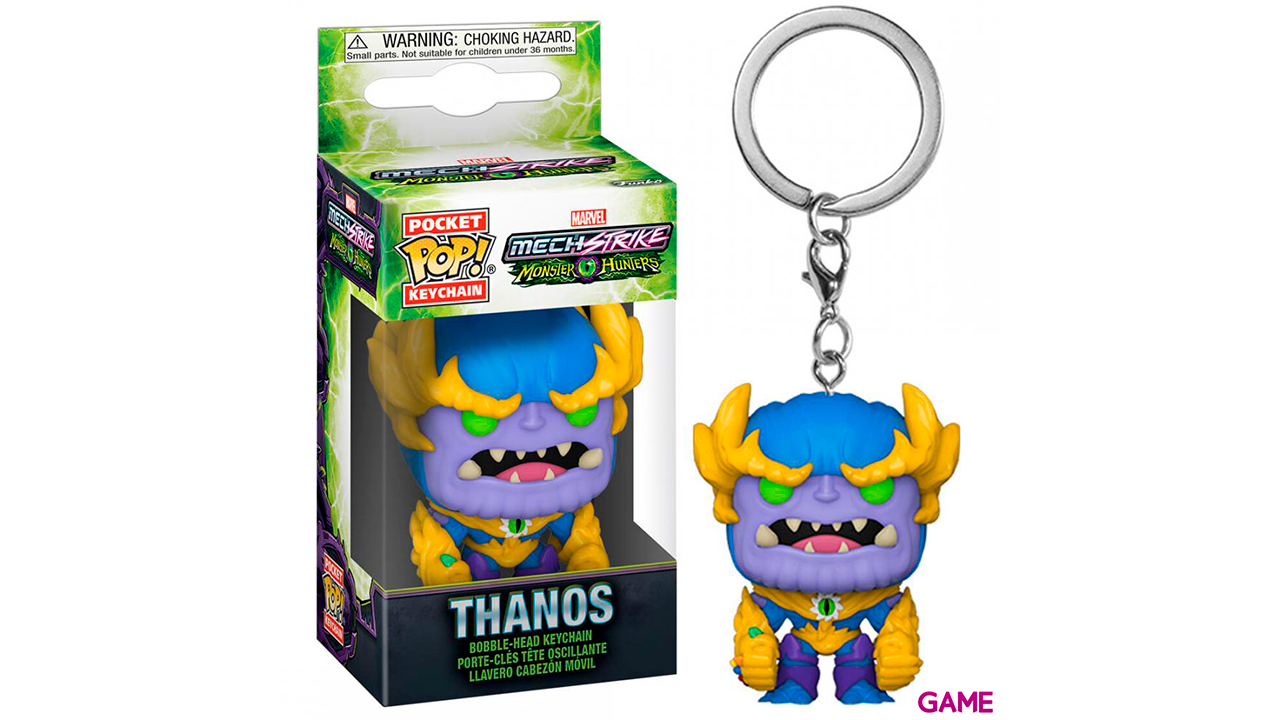 Llavero Pocket POP Marvel Monster Hunters Thanos-0