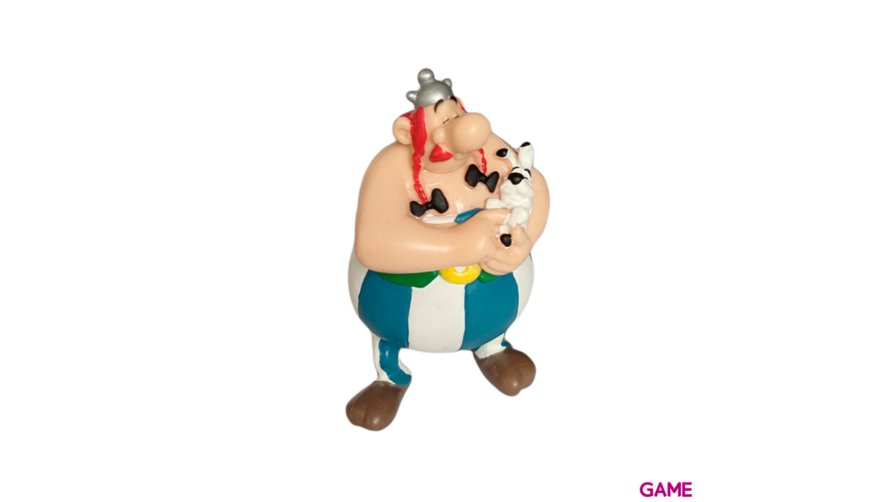 Figura Obelix con Idefix Asterix El Galo 8cm-0