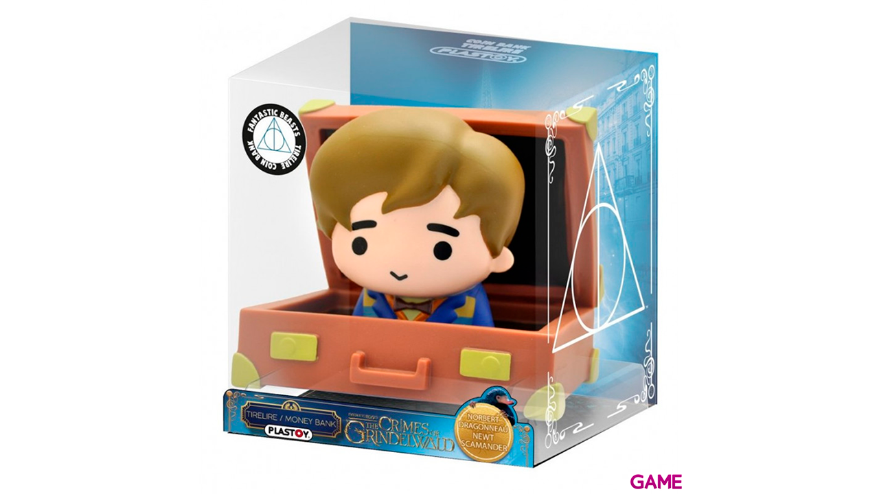Figura hucha Chibi Newt Scamander Animales Fantasticos 16cm-1
