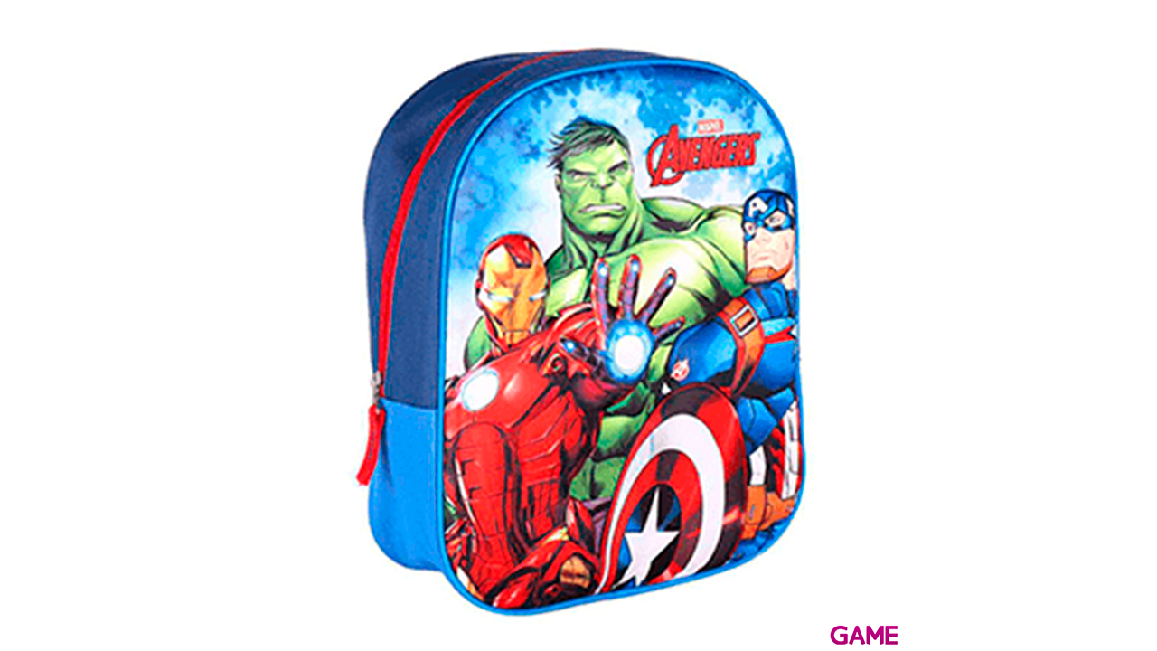 Mochila 3D Los Vengadores Avengers Marvel 31cm-0